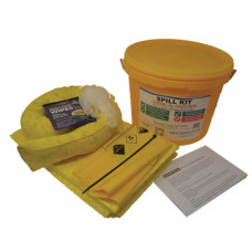10 Litre Chemical Spill Kit in a Tub