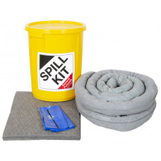 35 Litre General Purpose/Maintenance Spill Kit in a Plastic Drum