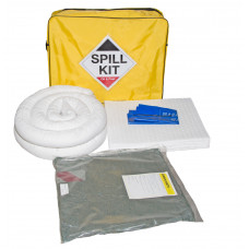 50 Litre Oil and Fuel Spill Kit in a Shoulder Bag With Drain Cover