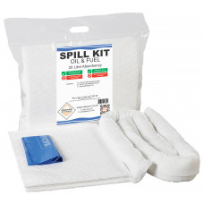 20 Litre Oil and Fuel Compact Spill Kit