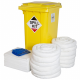 240 Litre Oil and Fuel Only Spill Kit in Wheeled Bin 240 Litre Oil and Fuel Only Spill Kit in Wheeled Bin